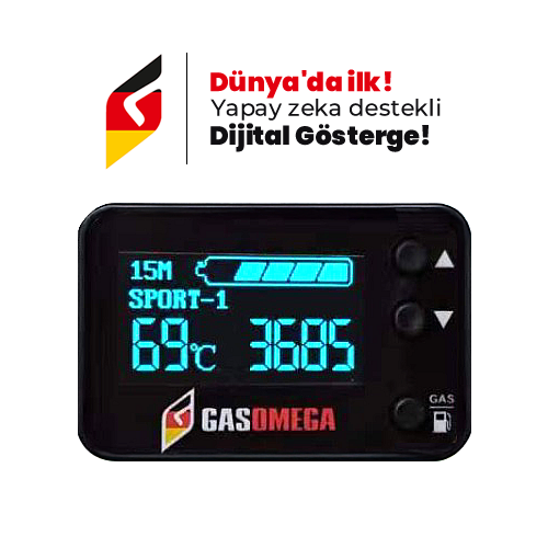 LPG yakıt seçici dijital anahtar / düğme - Gasomega